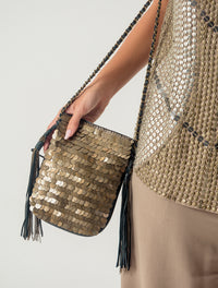 Disco Crossbody - Antique Gold