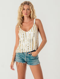 Eclipse Fancy Top - Ivory