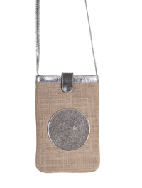 Sumba Medallion Phone/Crossbody - Linen