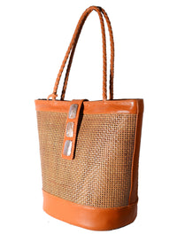 Cosmic Rattan Tote