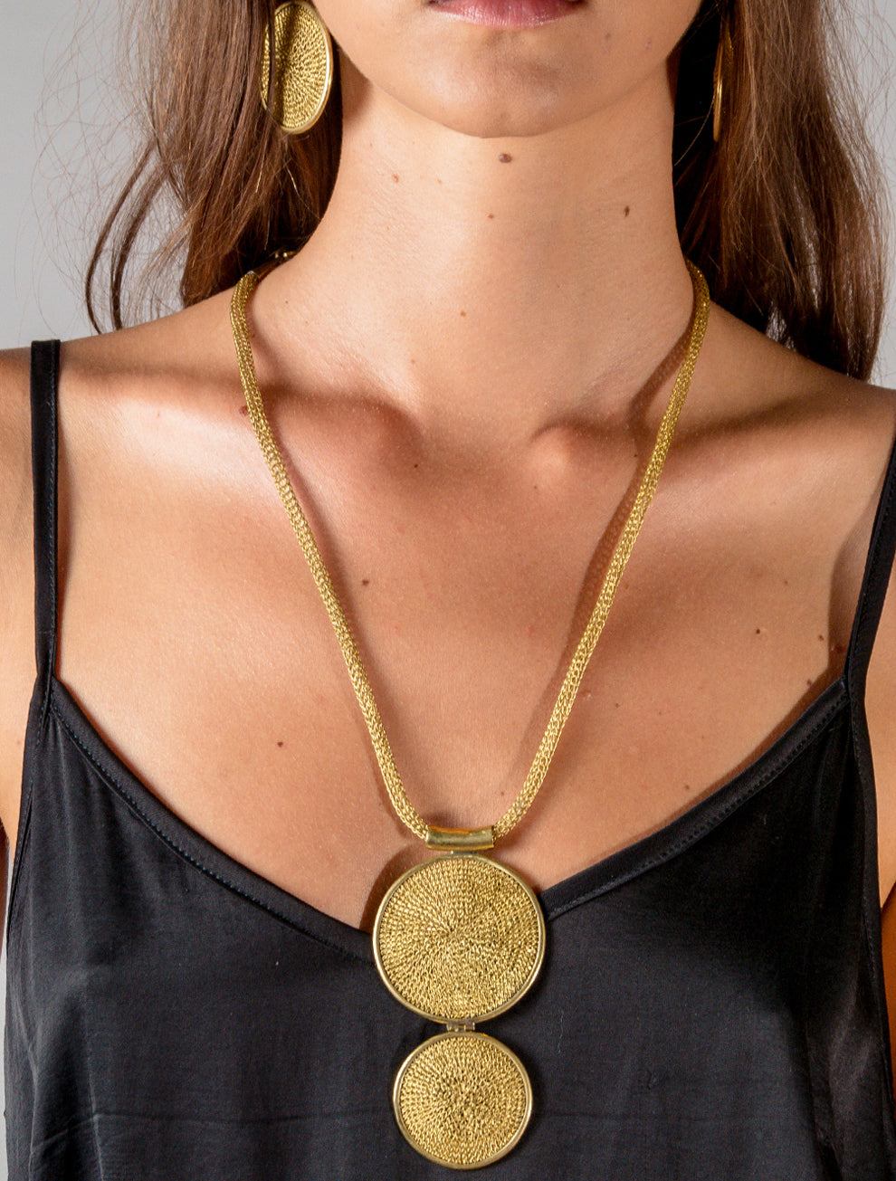 Sumba Double Medallion Necklace