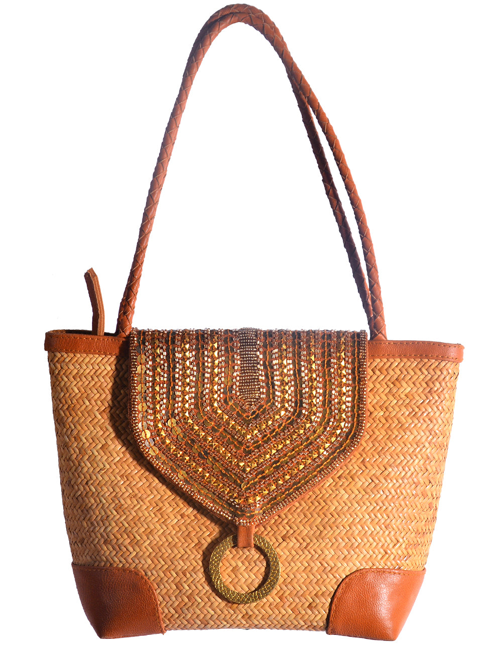 Rectangular clearance rattan bag